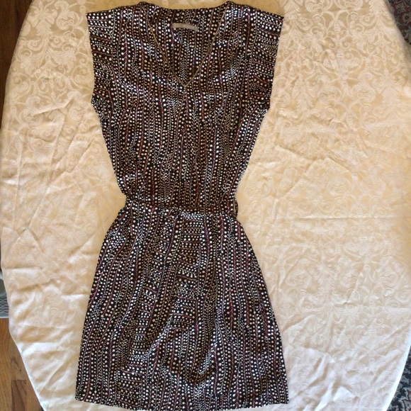 Women’s Small Mamouchka Black Red White V-neck Sleeveless Dress - Picture 1 of 7
